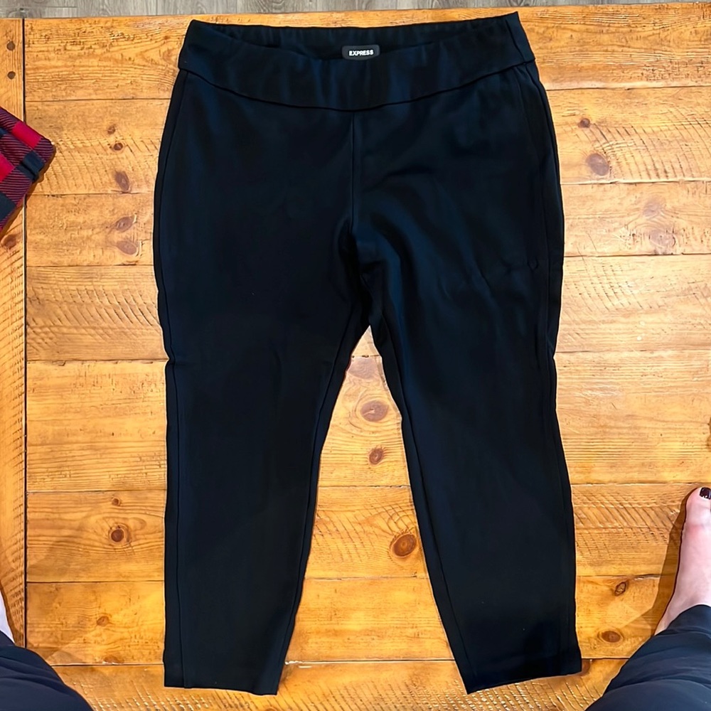 Express Pull on Ankle Work Pants